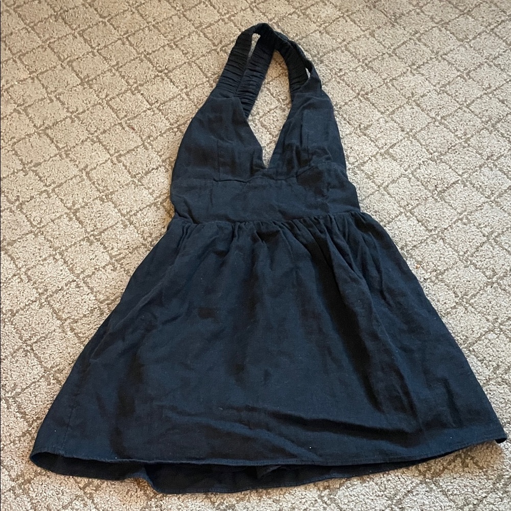 Abercrombie & Fitch Black Halter Dress Small